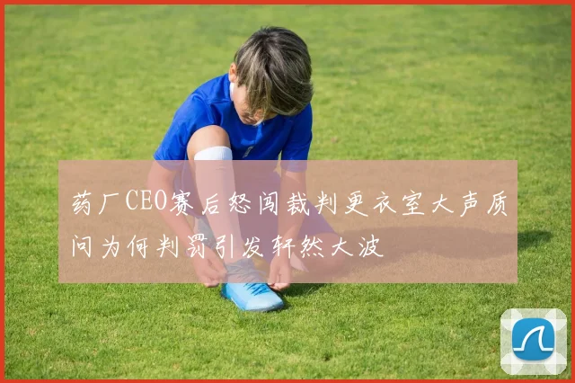 药厂CEO赛后怒闯裁判更衣室大声质问为何判罚引发轩然大波